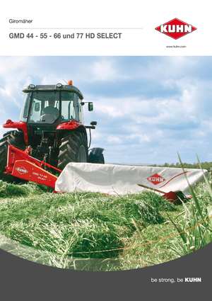 Kosiarka dyskowa bez kondycjonera mocowana z tyłu Kuhn GMD 55 Select
