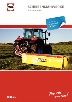 Kosiarka dyskowa bez kondycjonera mocowana z tyłu Fella SM 208 InLine