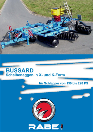 Brona talerzowo-zębowa Rabe Bussard JPR 40 C