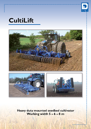 Brona talerzowo-zębowa DAL-BO CultiLift 800