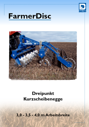 Brona talerzowo-zębowa DAL-BO FarmerDisc 300
