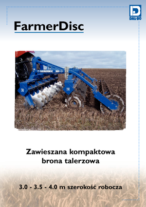 Brona talerzowo-zębowa DAL-BO FarmerDisc 300