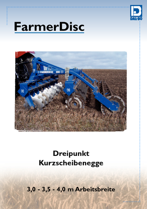 Brona talerzowo-zębowa DAL-BO FarmerDisc 400