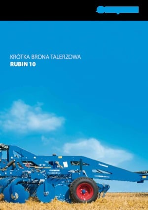 Brona talerzowo-zębowa Lemken Rubin 10/400 KUA