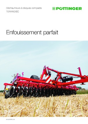 Brona talerzowo-zębowa Pöttinger Terradisc 8001 T