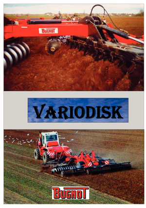 Brona talerzowo-zębowa Bugnot Variodisk 260-60