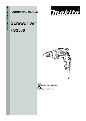 Wiertarko-wkrętarki i wkrętarki Makita FS2500