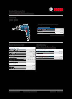 Wiertarko-wkrętarki i wkrętarki Bosch GBM 6 RE
