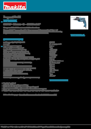 Wiertarko-wkrętarki i wkrętarki Makita HP1640K