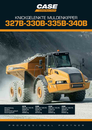 Wozidła przegubowe Case 340B