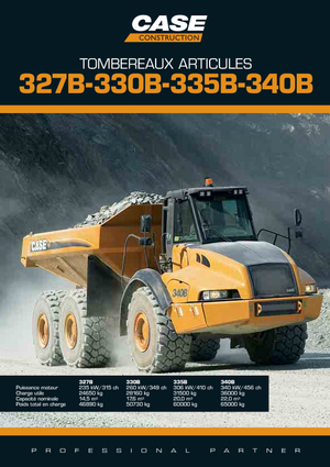 Wozidła przegubowe Case 340B