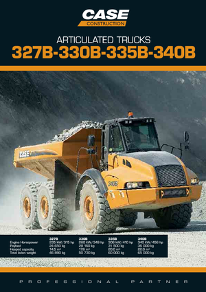 Wozidła przegubowe Case 340B