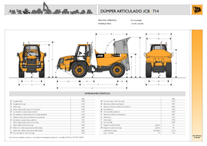 Wozidła przegubowe JCB 714