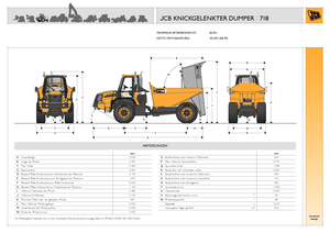 Wozidła przegubowe JCB 718