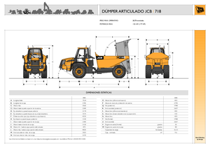 Wozidła przegubowe JCB 718