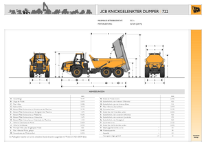 Wozidła przegubowe JCB 722