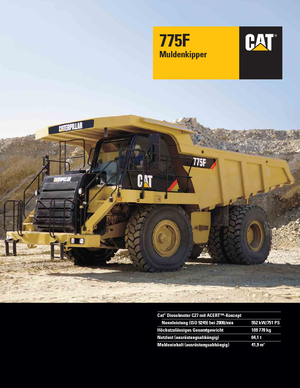 Wywrotka tylnozsypowa Caterpillar 775F