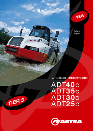 Wozidła przegubowe Astra ADT 40 C