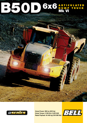 Wozidła przegubowe Bell B 50 D