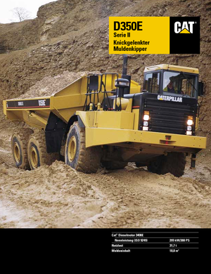 Wozidła przegubowe Caterpillar D 350 E