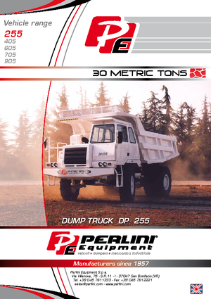 Wywrotka tylnozsypowa Perlini DP 255