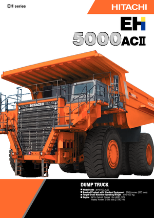 Wywrotka tylnozsypowa Hitachi EH 5000 ACII
