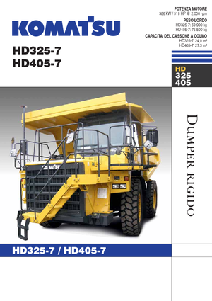Wywrotka tylnozsypowa Komatsu HD325-7