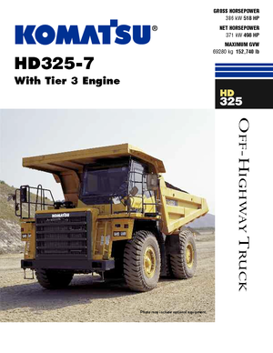 Wywrotka tylnozsypowa Komatsu HD325-7