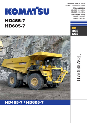 Wywrotka tylnozsypowa Komatsu HD605-7 E0