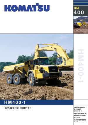 Wozidła przegubowe Komatsu HM400-1