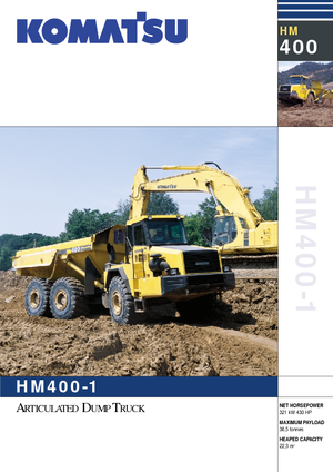 Wozidła przegubowe Komatsu HM400-1