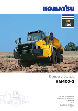 Wozidła przegubowe Komatsu HM400-2