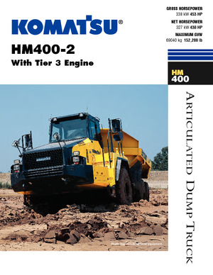 Wozidła przegubowe Komatsu HM400-2