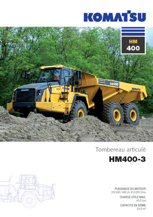 Wozidła przegubowe Komatsu HM400-3