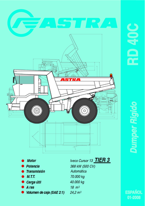Wywrotka tylnozsypowa Astra RD 40 C