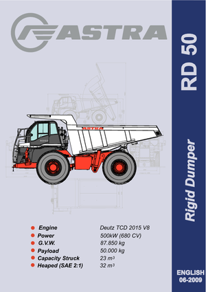 Wywrotka tylnozsypowa Astra RD 50