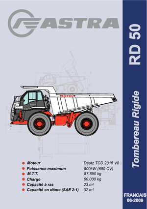 Wywrotka tylnozsypowa Astra RD 50