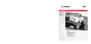 Wozidła przegubowe Terex TA 30