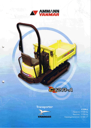Wozidła gąsienicowe Yanmar C 12 RB