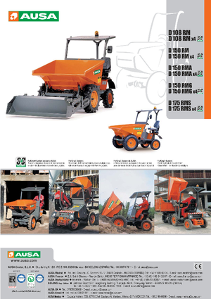 Wozidła kołowe Ausa D 150 RM PLUS