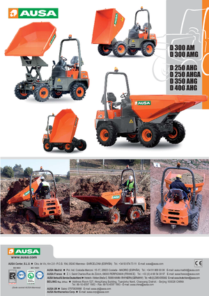 Wozidła kołowe Ausa D 250 AHG