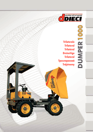 Wozidła kołowe Dieci DP 1000 Trilateral