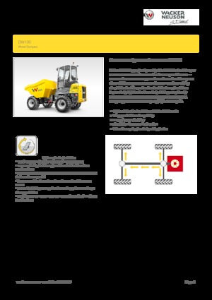 Wozidła kołowe Wacker Neuson DW100