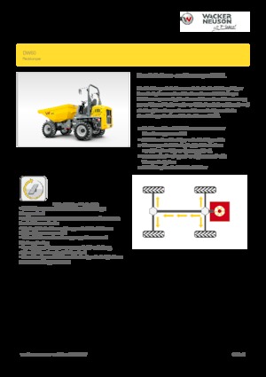 Wozidła kołowe Wacker Neuson DW60