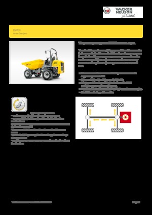 Wozidła kołowe Wacker Neuson DW60