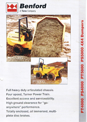 Wozidła kołowe Benford PS 5000