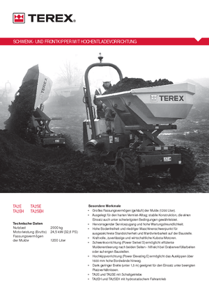 Wozidła kołowe Terex TA 2 SE