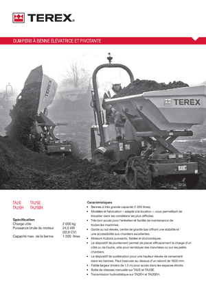 Wozidła kołowe Terex TA 2 SE