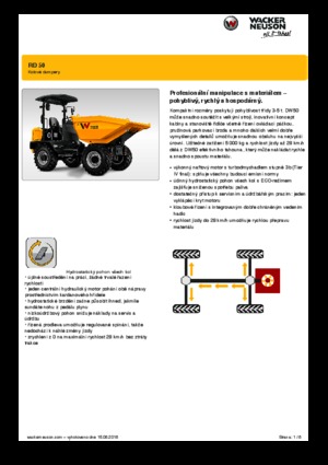 Wozidła kołowe Wacker Neuson DW50