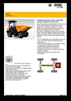 Wozidła kołowe Wacker Neuson DW50